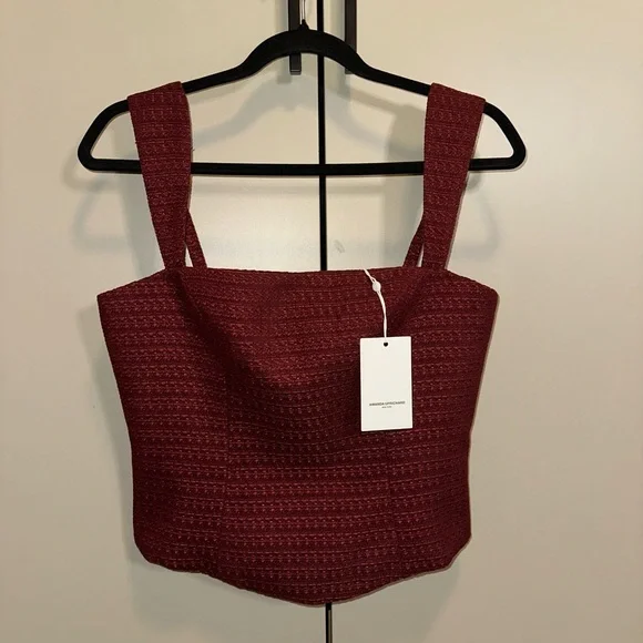 Amanda Uprichard Revolve Ceronne Top & Dale Skort Set in Russet Size S - Picture 8 of 14